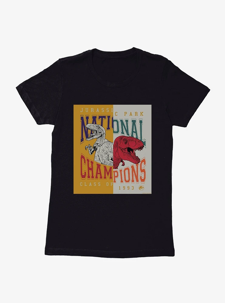 Jurassic Park National Champions Class of 1993 Split Womens T-Shirt