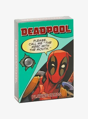 Marvel Deadpool Quotes Playing Cards