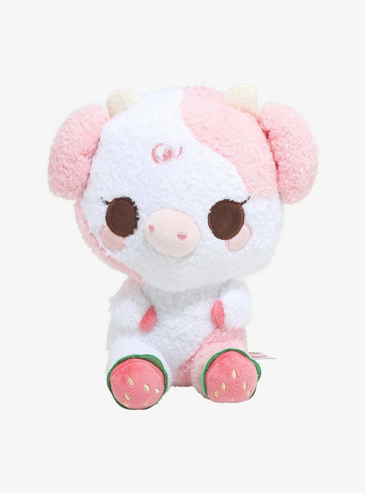 Cuddle Barn Sunnie The Strawberry Cow Fuzzy Plush