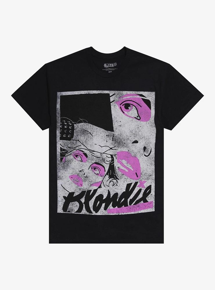 Blondie Pop Art Collage T-Shirt