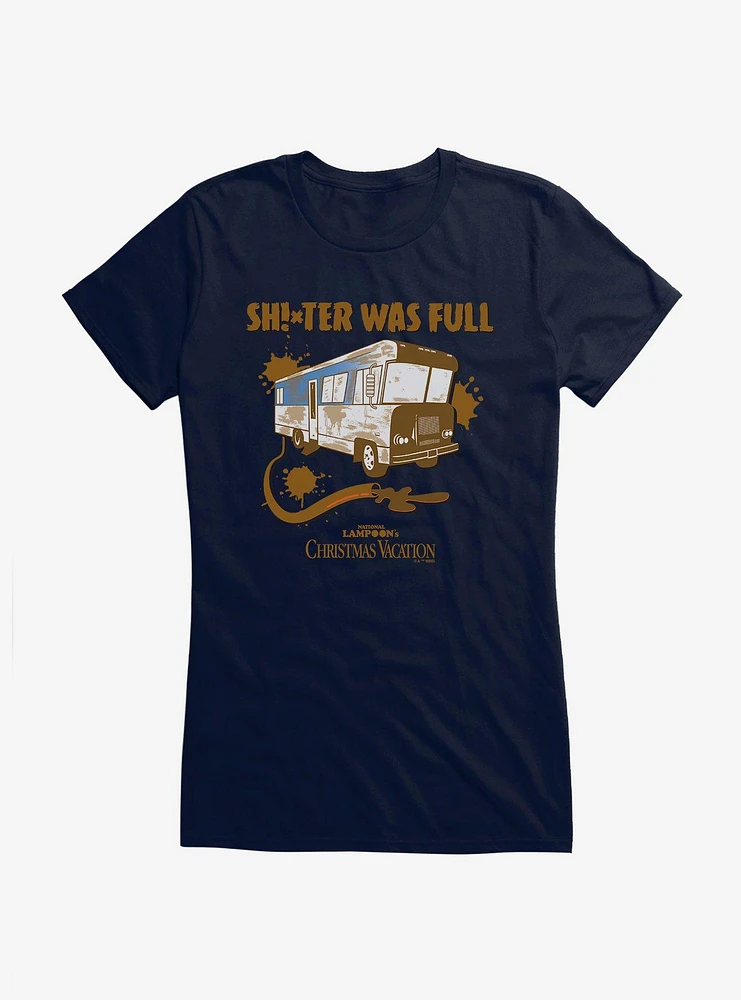 Christmas Vacation RV Sh!*ter Was Full Girls T-Shirt