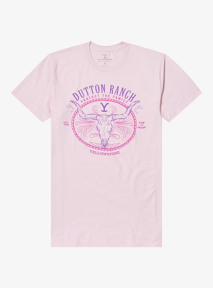 Yellowstone Dutton Ranch Pink T-Shirt