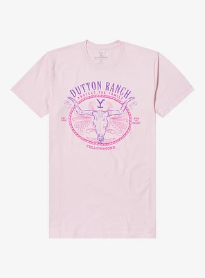 Yellowstone Dutton Ranch Pink T-Shirt