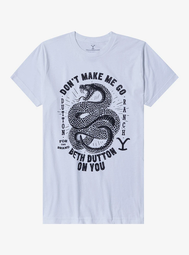 Yellowstone Beth Dutton Snake T-Shirt