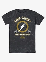 Disney Percy Jackson And The Olympians Zeus Cabin Mineral Wash T-Shirt