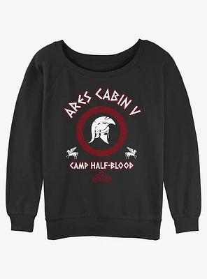 Disney Percy Jackson And The Olympians Ares Cabin Camp Half Blood Girls Slouchy Sweatshirt