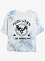 Disney Percy Jackson And The Olympians Athena Cabin Girls Tie-Dye Crop T-Shirt