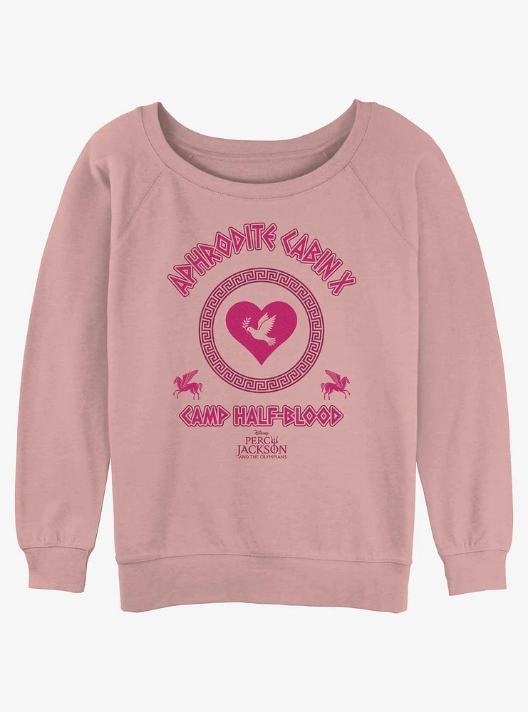 Disney Percy Jackson And The Olympians Aphrodite Cabin Girls Slouchy Sweatshirt