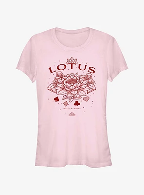 Disney Percy Jackson And The Olympians Lotus Stay A While Girls T-Shirt