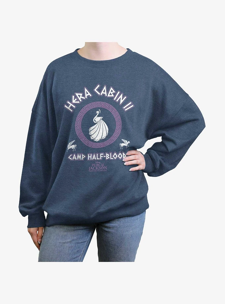 Disney Percy Jackson And The Olympians Hera Cabin Girls Oversized Sweatshirt