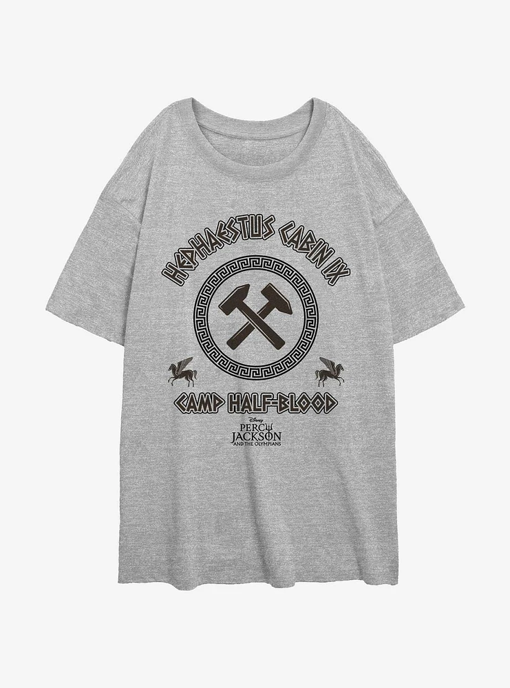 Disney Percy Jackson And The Olympians Hephaestus Cabin Girls Oversized T-Shirt