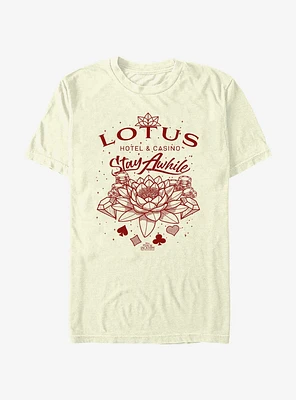 Disney Percy Jackson And The Olympians Lotus Stay A While T-Shirt