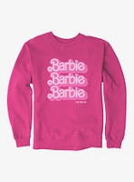 Barbie The Movie Logo Stack Sweatshirt