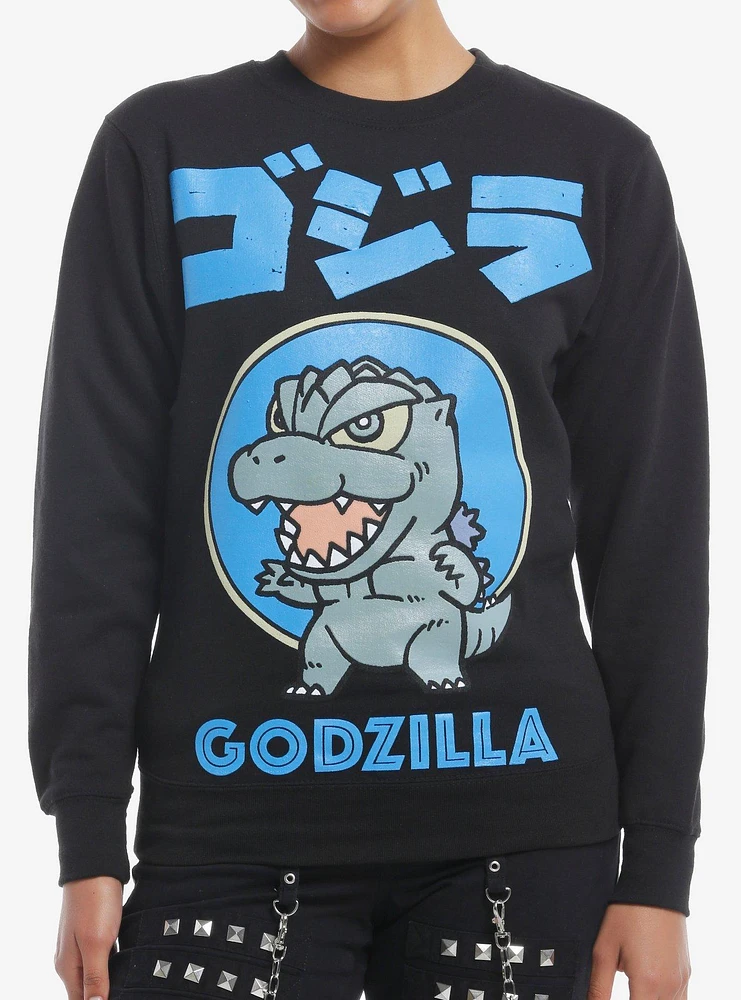 Godzilla Chibi Girls Sweatshirt