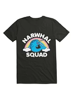 Narwhal Squad Cute Kawaii Unicorn Rainbow T-Shirt