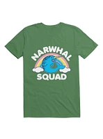 Narwhal Squad Cute Kawaii Unicorn Rainbow T-Shirt