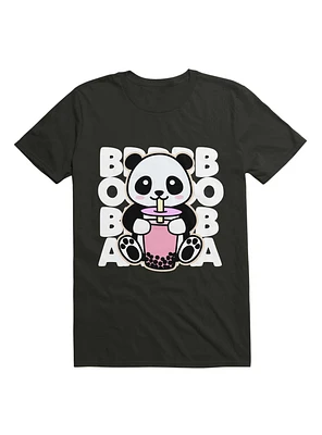 Panda Drinking Boba T-Shirt