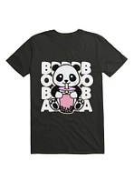 Panda Drinking Boba T-Shirt