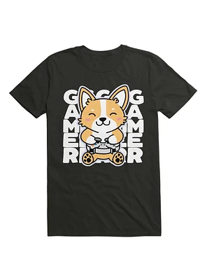 Corgi Playing Video Games T-Shirt