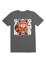 Red Panda Playing Video Games T-Shirt