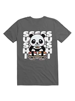 Panda Eating Sushi T-Shirt