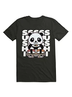 Panda Eating Sushi T-Shirt