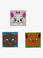 Disney The Aristocats Trio Square Enamel Pin Set