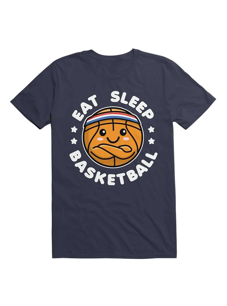 Eat Sleep Basketball Drk T-Shirt