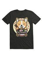 Corgi Eating Ramen T-Shirt