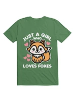 Just a Girl Who Really Loves Foxes T-Shirt