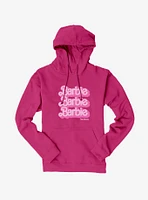 Barbie The Movie Logo Stack Hoodie