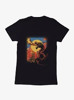 Fire Breathing Dragon Womens T-Shirt