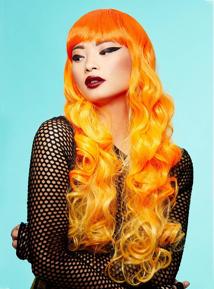 Manic Panic Psychedelic Sunrise Siren Wig Wig