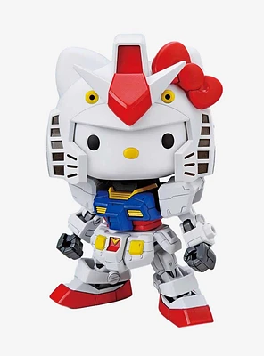 Bandai Sanrio Gundam Hello Kitty x SD-EX Standard RX-78-2 Gundam Model Kit Set - BoxLunch Exclusive