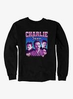 Twilight Charlie Swan Retro Style Portrait  Sweatshirt