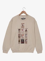 One Piece Character Wanted Posters Crewneck - BoxLunch Exclusive