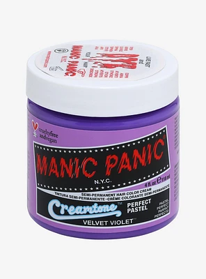 Manic Panic Velvet Violet Creamtone Perfect Pastel Semi-Permanent Hair Color Cream