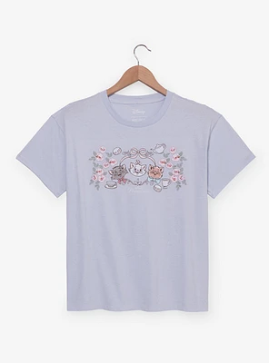 Disney The Aristocats Kittens Embroidered Women's T-Shirt - BoxLunch Exclusive