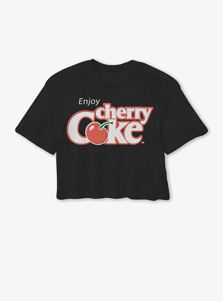 Coca-Cola Cherry Coke Logo Girls Skimmer T-Shirt