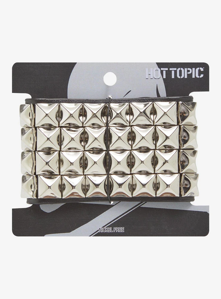 Pyramid Stud Cuff Bracelet