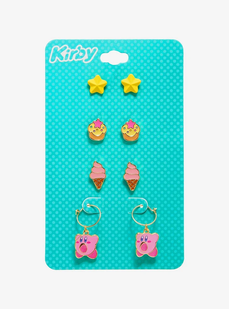 Kirby Snack Stud & Mini Hoop Earrings