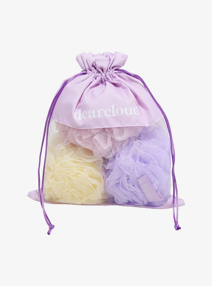 Dearcloud Pastel Loofah Set