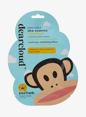 Paul Frank X Dearcloud Juicy Julius Dew Essence Facial Sheet Mask