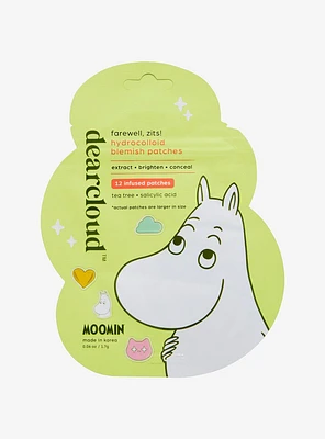 Moomin X Dearcloud Farewell Zits Hydrocolloid Blemish Patches