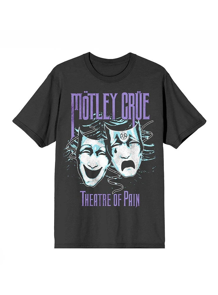 Motley Crue Theatre Of Pain Masks T-Shirt