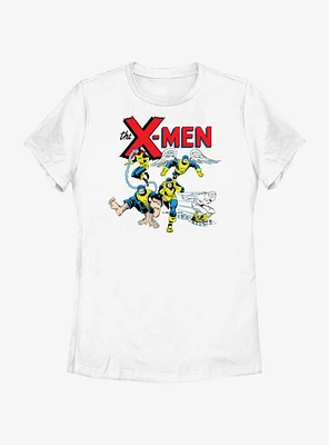 Marvel X-Men Team Vintage Womens T-Shirt