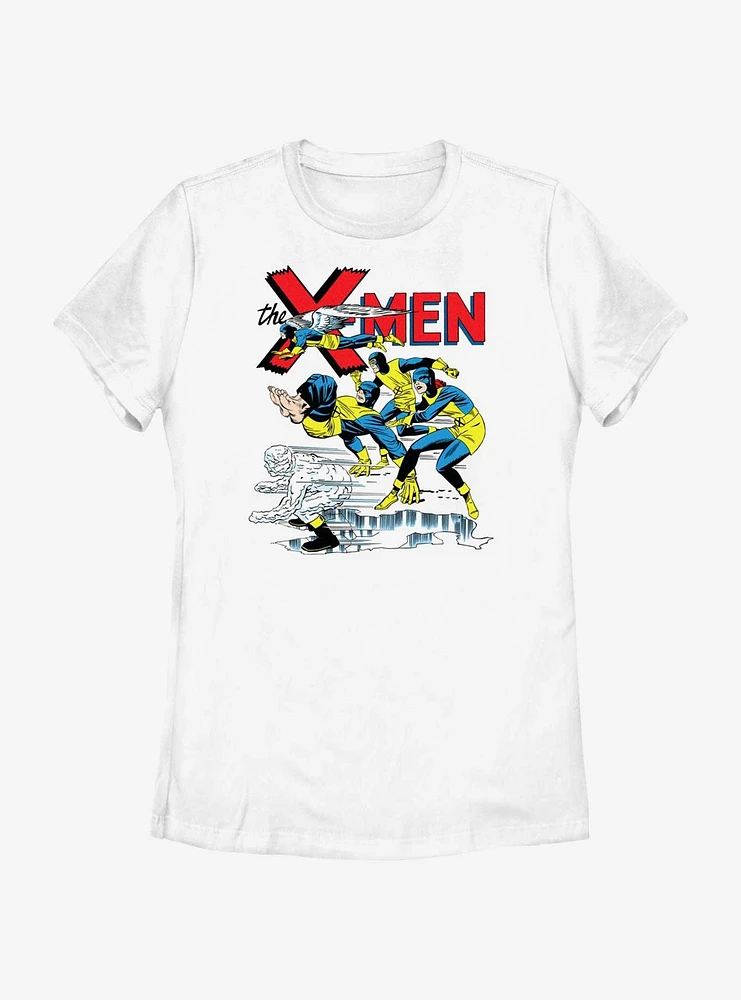 Marvel X-Men Retro Team Womens T-Shirt