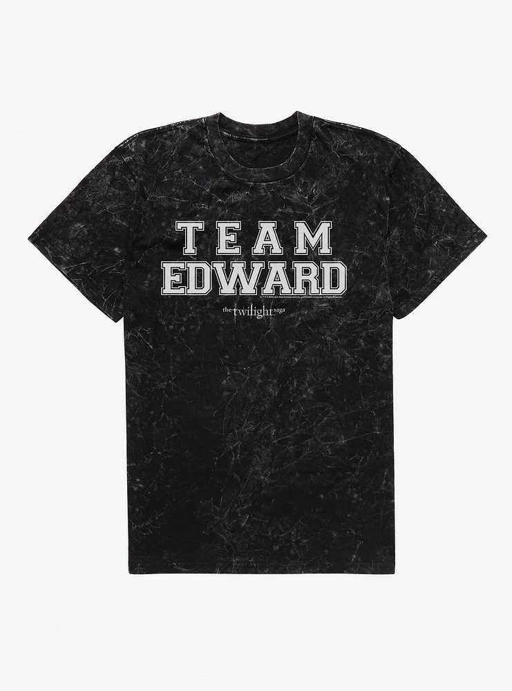 Twilight Team Edward Collegiate Mineral Wash T-Shirt