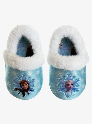 Disney Frozen Anna & Elsa Dual Sizes Youth Slippers