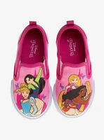 Disney Princesses Slip On Canvas Toddler Sneakers